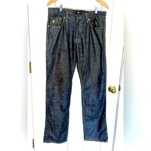 Marc Ecko Men’s Dark Blue Straight Jeans